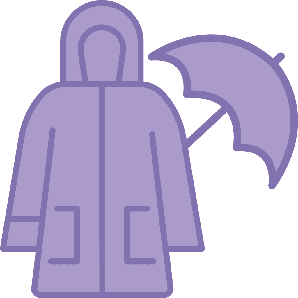 Esernyő, esőkabát